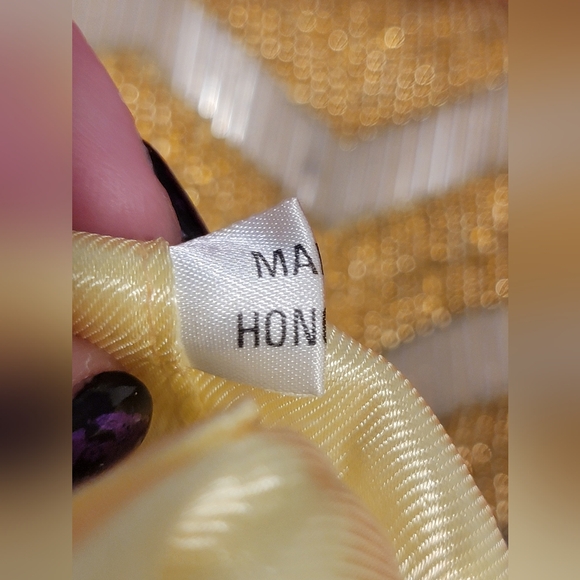 Vintage Gold/Silver Metallic Beaded Gatsby Style Vintage Evening Purse - Picture 6 of 11